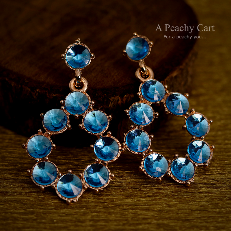 Blue Lagoon Droplets Earrings