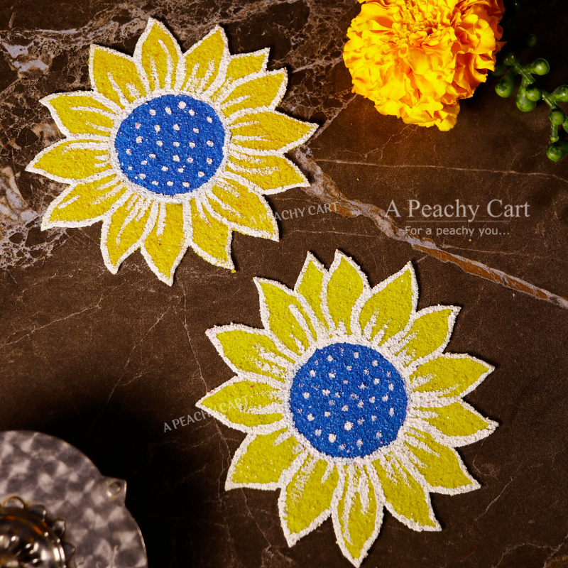 Surajmukhi Ready Rangoli (Set of 2)
