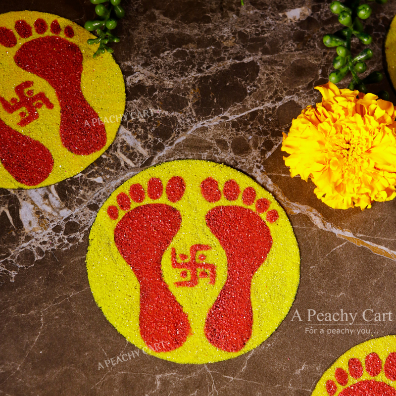 Shubh Laxmi Ready Rangoli (Set of 2)
