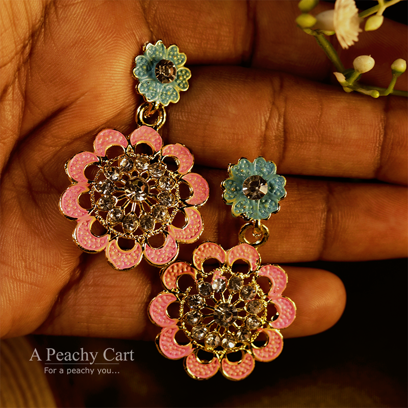 Blush Blossom Earrings