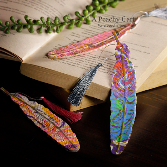 Feather of the Forbidden Forest Bookmark (Set of 3) - Assorted color