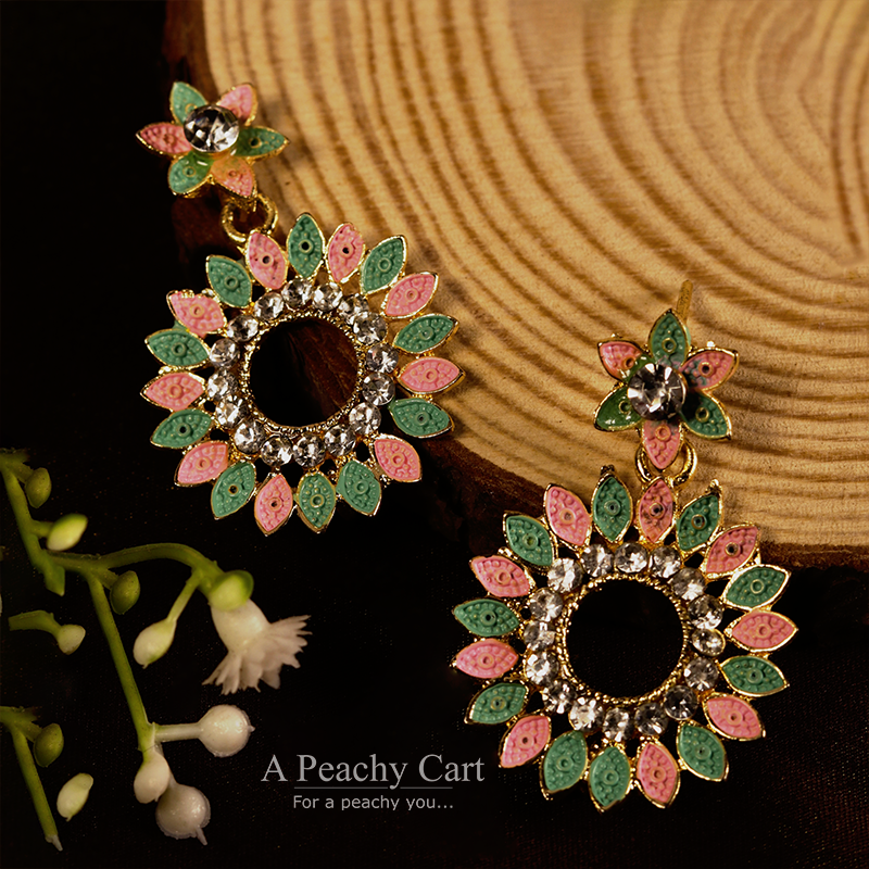 Mint Kiss Bloom Earrings