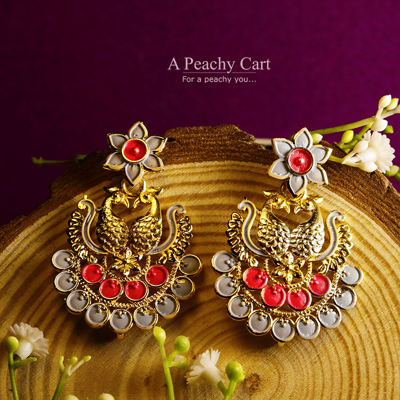 Moon Grey Grace Earrings