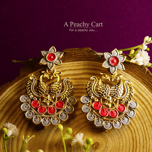 Moon Grey Grace Earrings