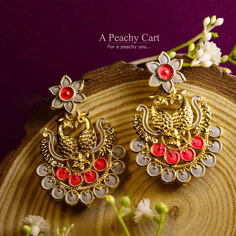 Moon Grey Grace Earrings