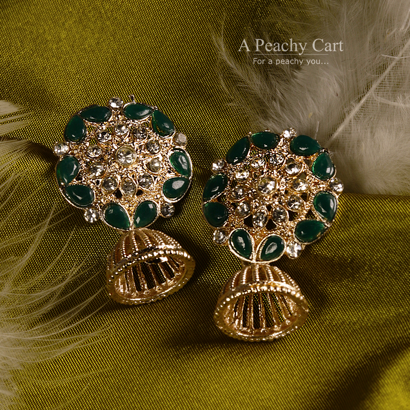 Mystic Green Earrings