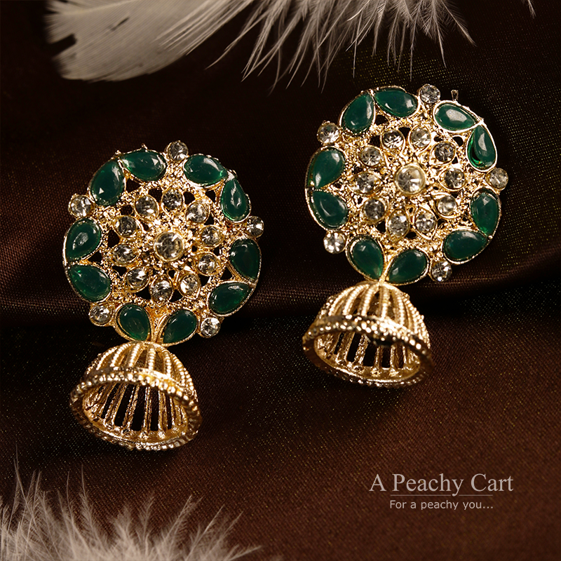 Mystic Green Earrings