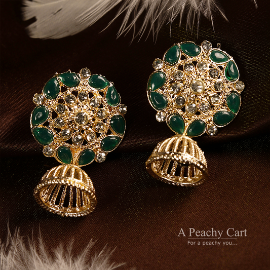 Mystic Green Earrings