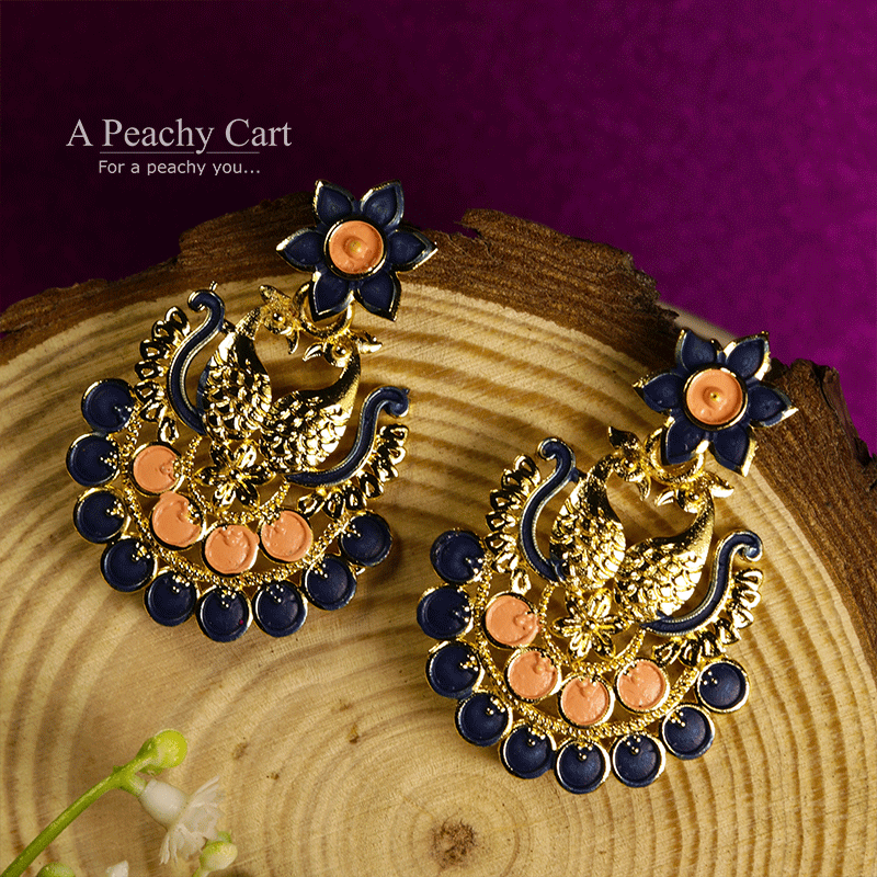 Royal Blue Grace Earrings