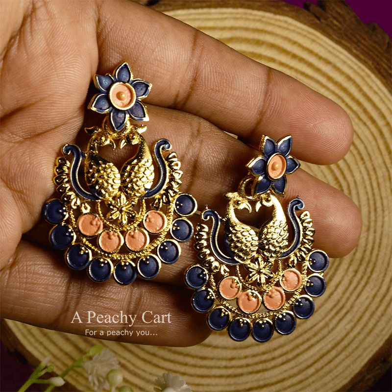 Royal Blue Grace Earrings