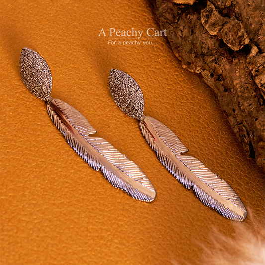 Stardust Feather Earrings